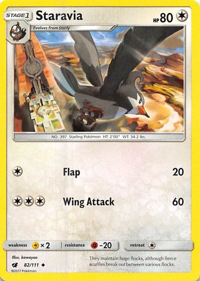 Staravia (SM - Crimson Invasion) Medium Play