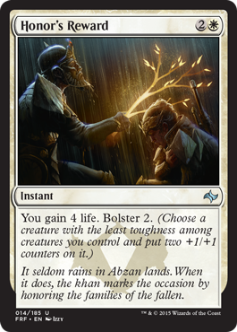 Honor's Reward (Fate Reforged) Light Play