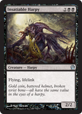 Insatiable Harpy (Theros) Light Play