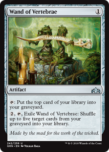 Wand of Vertebrae (Guilds of Ravnica) Light Play Foil