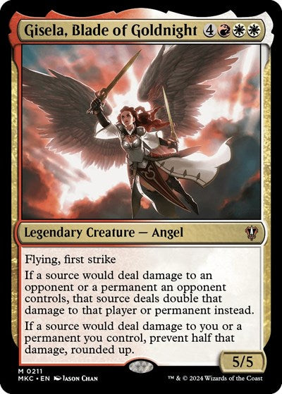 Gisela, Blade of Goldnight (Commander: Murders at Karlov Manor) Light Play