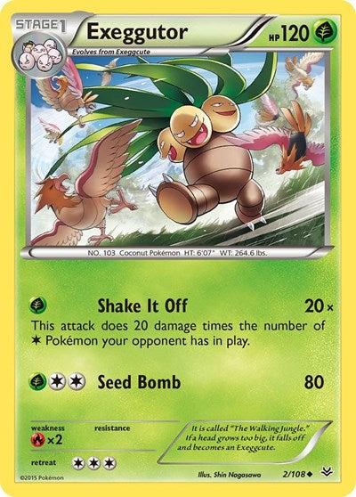 Exeggutor (XY Roaring Skies) Damaged / Poor