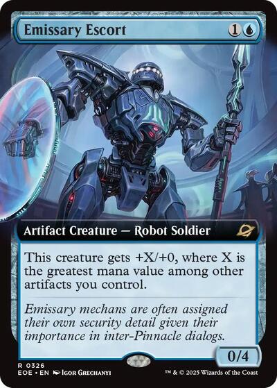 Emissary Escort (Extended Art) (Edge of Eternities) Light Play