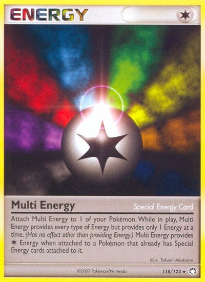 Multi Energy (Mysterious Treasures) Medium Play Reverse Holofoil