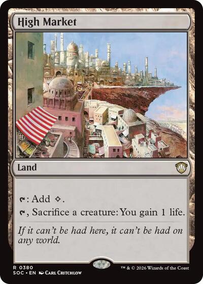 High Market (Commander: Secrets of Strixhaven) Light Play