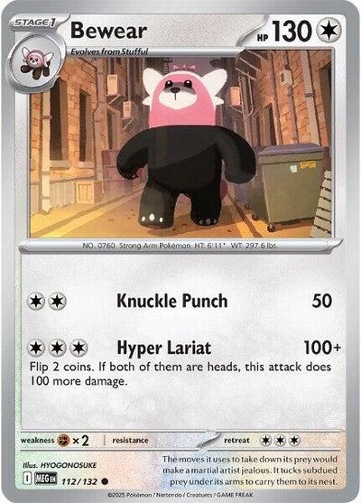 Bewear (ME01: Mega Evolution) Light Play Reverse Holofoil