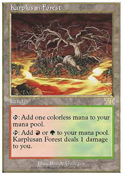 Karplusan Forest (Classic 6th Edition) Light Play