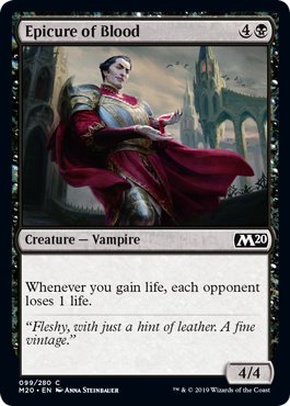 Epicure of Blood (Magic 2020 Core Set) Light Play