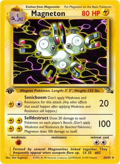 Magneton (26) (Fossil) Damaged / Poor Unlimited