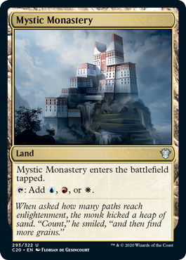 Mystic Monastery (Commander 2020 Ikoria) Light Play