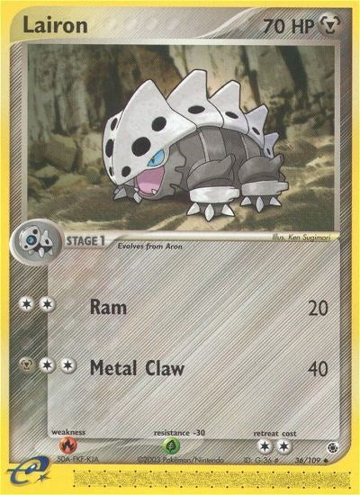 Lairon - 36 (Ruby and Sapphire) Damaged / Poor