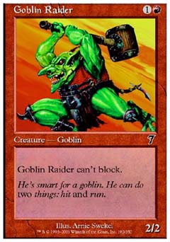 Goblin Raider (7th Edition) Medium Play