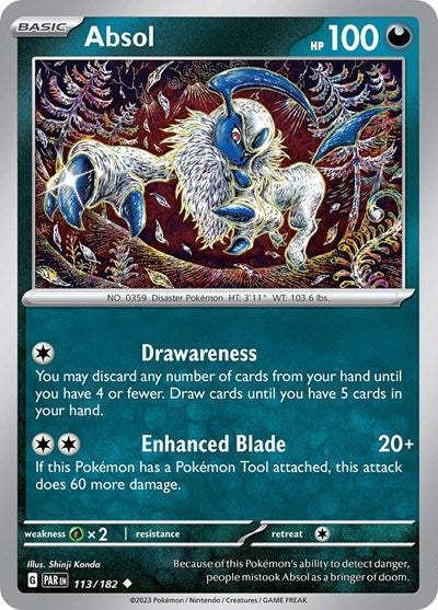 Absol (Scarlet and Violet: Paradox Rift) Light Play