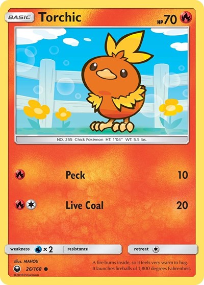 Torchic (26) (SM - Celestial Storm) Light Play
