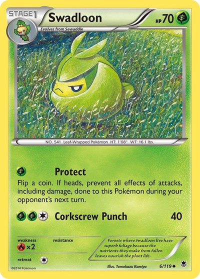 Swadloon (XY - Phantom Forces) Damaged / Poor