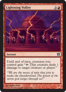 Lightning Volley (Born of the Gods) Light Play Foil
