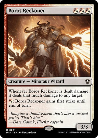 Boros Reckoner (Commander: Murders at Karlov Manor) Light Play