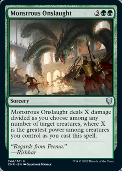 Monstrous Onslaught (Commander Legends) Light Play
