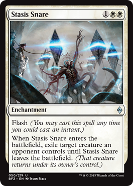 Stasis Snare (Battle for Zendikar) Light Play