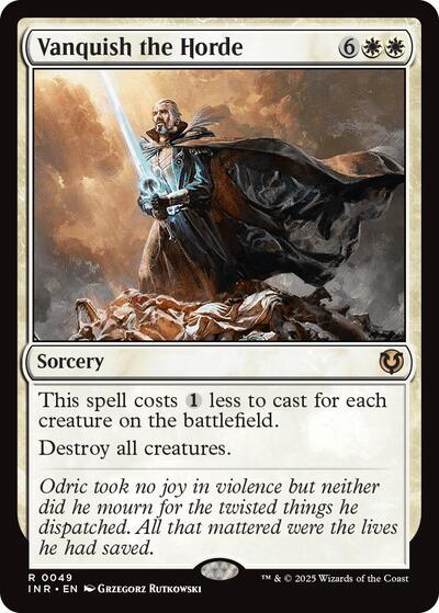 Vanquish the Horde (Innistrad Remastered) Light Play