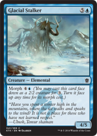 Glacial Stalker (Khans of Tarkir) Light Play