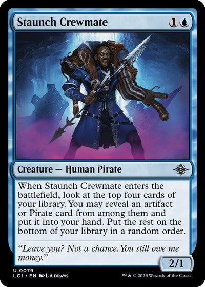 Staunch Crewmate (The Lost Caverns of Ixalan) Light Play