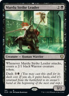 Mardu Strike Leader (Commander Legends: Battle for Baldur's Gate) Light Play