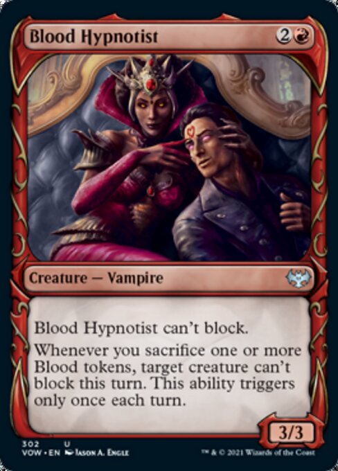 Blood Hypnotist (Showcase) (Innistrad: Crimson Vow) Light Play