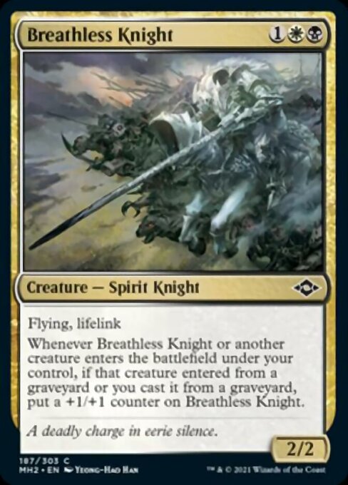 Breathless Knight (Modern Horizons 2) Light Play Foil