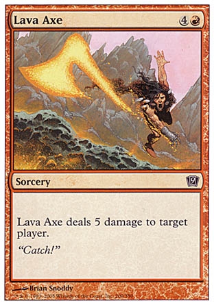 Lava Axe (9th Edition) Light Play