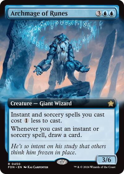 Archmage of Runes (Extended Art) (Foundations) Light Play