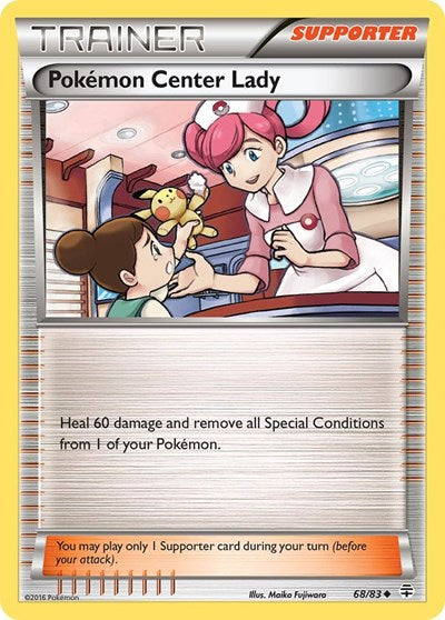 Pokemon Center Lady (Generations) Medium Play Reverse Holofoil