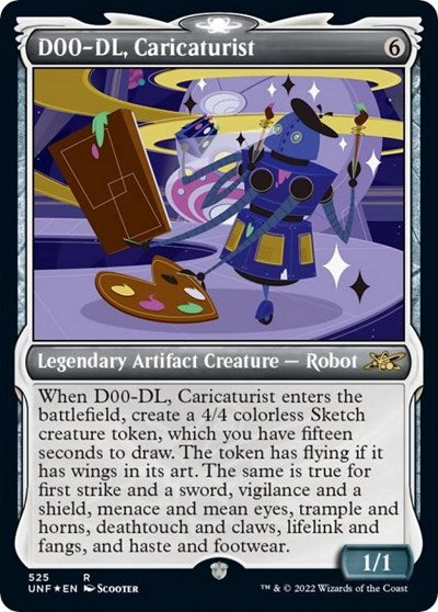 D00-DL, Caricaturist (Showcase) (Unfinity) Light Play