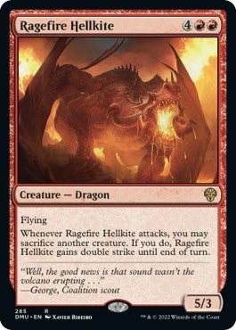 Ragefire Hellkite (Dominaria United) Light Play