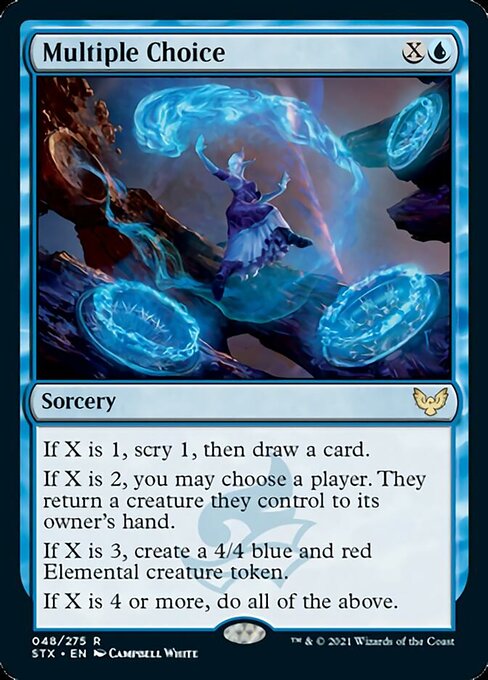 Multiple Choice (Strixhaven) Light Play