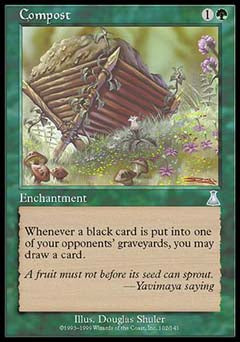 Compost (Urza's Destiny) Damaged / Poor