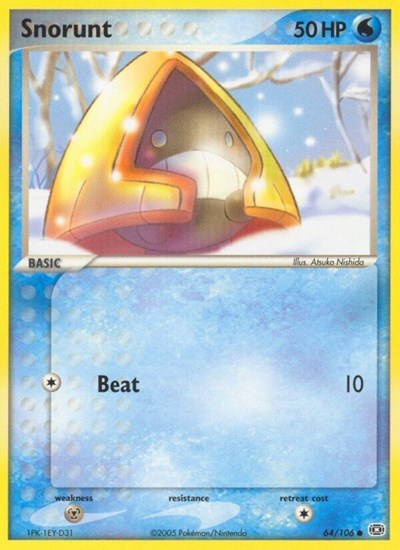 Snorunt (Emerald) Heavy Play Reverse Holofoil