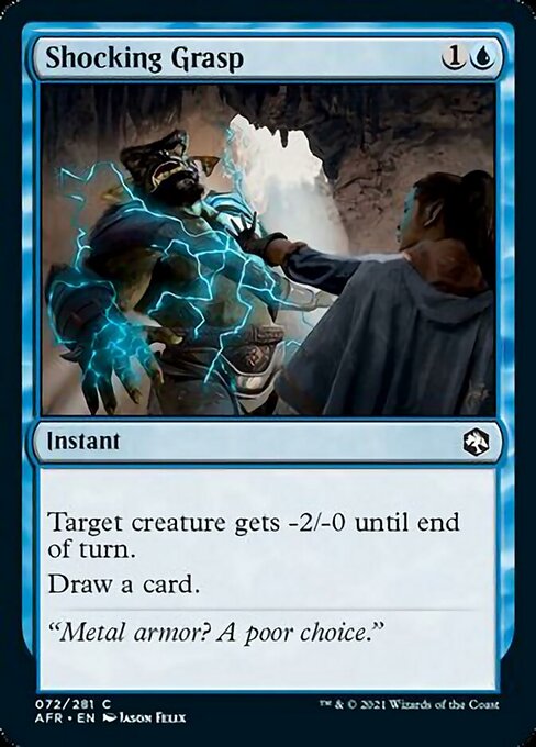 Shocking Grasp (Adventures in the Forgotten Realms) Light Play