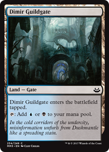 Dimir Guildgate (Modern Masters 2017) Light Play