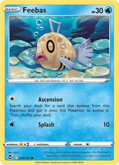 Feebas (SWSH12: Silver Tempest) Light Play