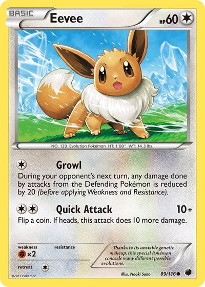 Eevee (89) (Plasma Freeze) Damaged / Poor