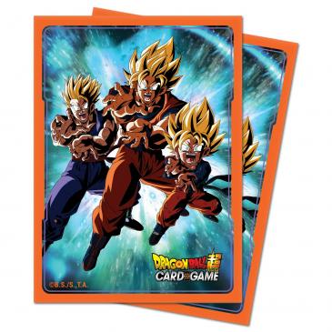 Ultra Pro - Dragon Ball Super: Standard Size Deck Protector 65Ct - Family Kamehameha