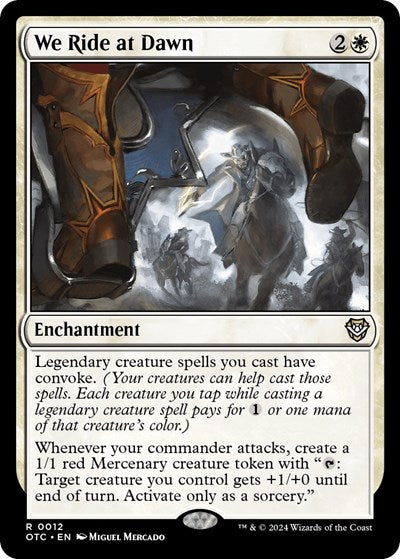 We Ride at Dawn (Commander: Outlaws of Thunder Junction) Light Play