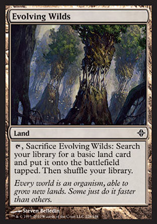 Evolving Wilds (Rise of the Eldrazi) Light Play
