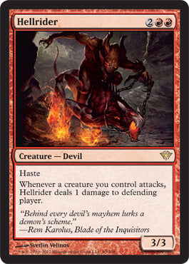 Hellrider (Dark Ascension) Medium Play Foil