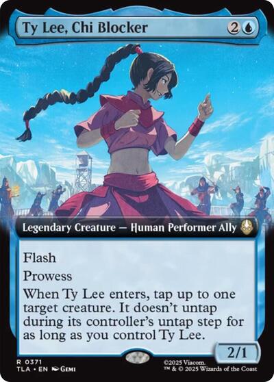Ty Lee, Chi Blocker (Extended Art) (Avatar: The Last Airbender) Light Play Foil