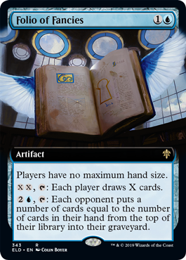 Folio of Fancies (Extended Art) (Throne of Eldraine) Light Play