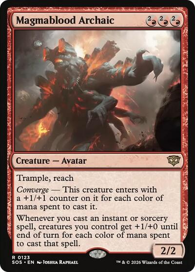 Magmablood Archaic (Secrets of Strixhaven) Light Play