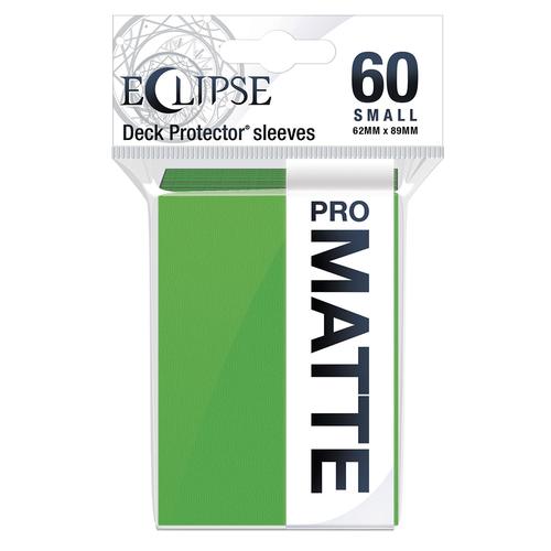Ultra Pro: Eclipse PRO-Matte Small Deck Protector Sleeves 60ct - Lime Green