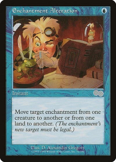 Enchantment Alteration (Urza's Saga) Light Play